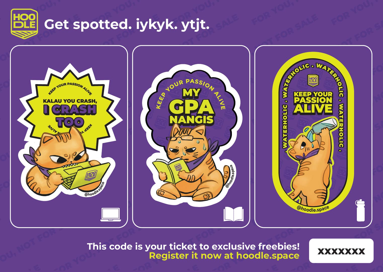 Hoodle sticker rewards preview