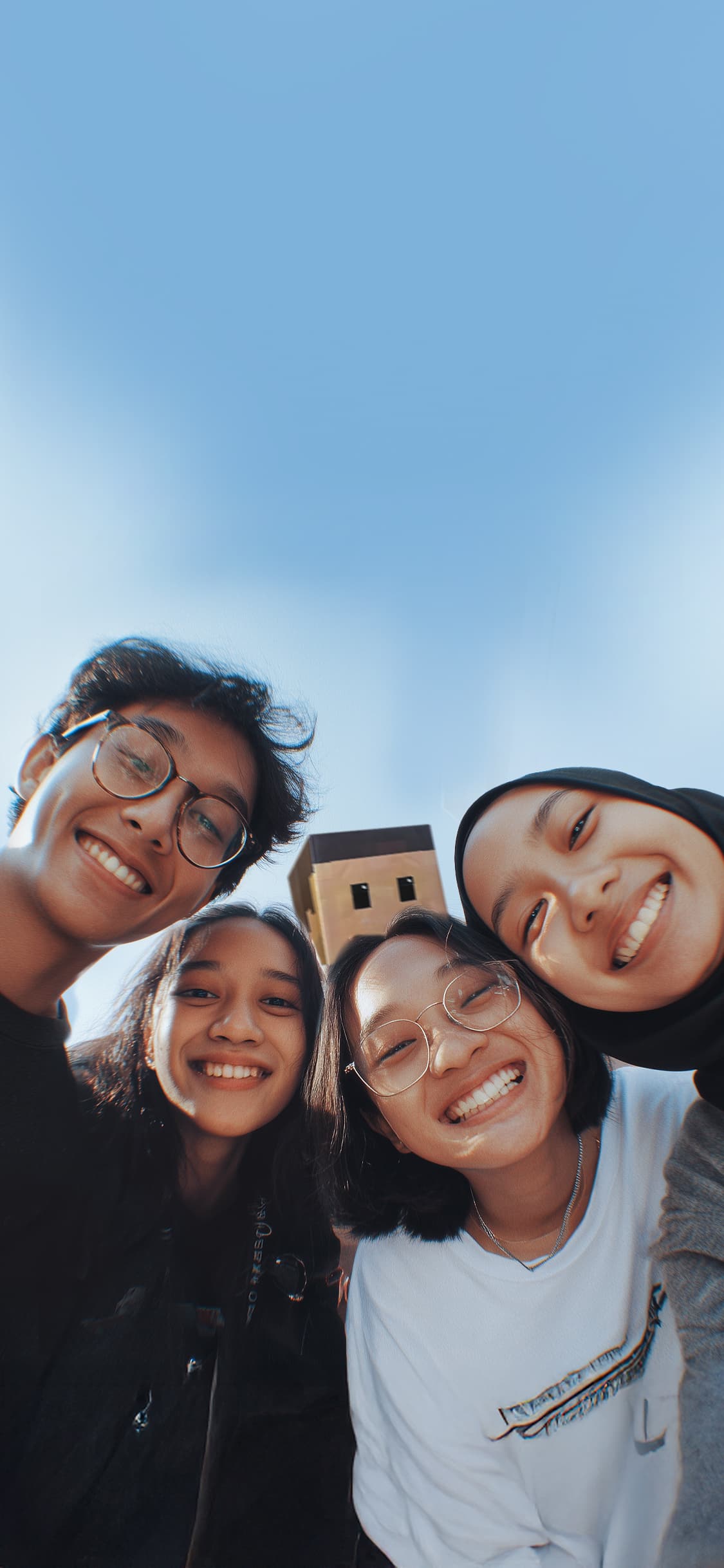 Inner Circle students smiling together